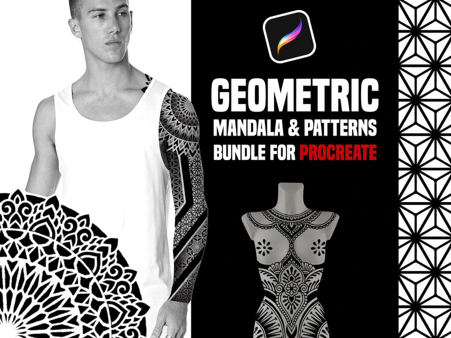 Geometric Mandala - Pattern Bundle