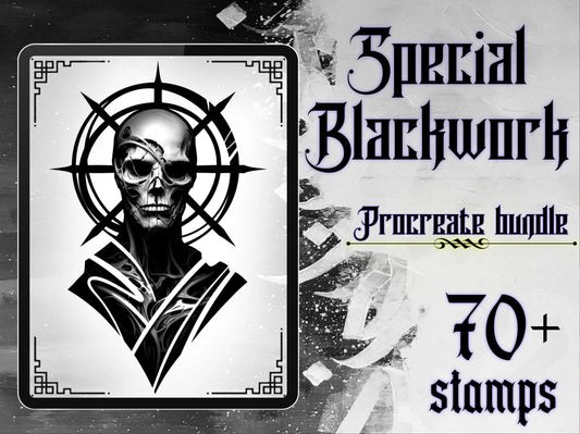 60+ Blackwork Stamps