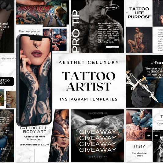 100+ Tattoo Artist Instagram Templates